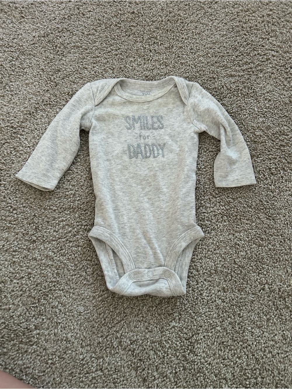 Carters 3 Month Smiles for Daddy Onesie